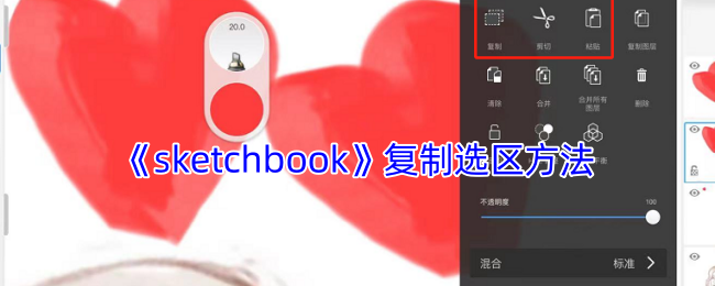 《sketchbook》复制选区方法